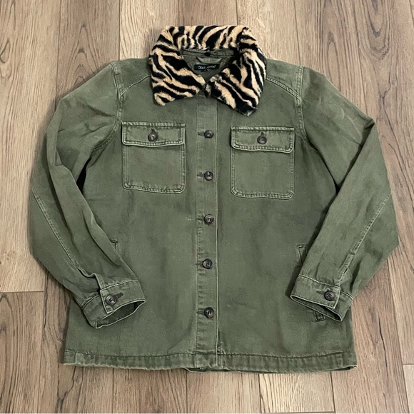 Dear John‎ by Anthropologie Cazimir Utility Jacket Green - Picture 2 of 11